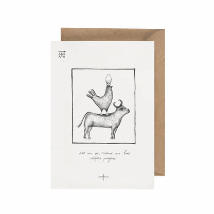 Azi un ou, mâine un bou (despre progres), Colecția Proverbe Românești Ilustrate