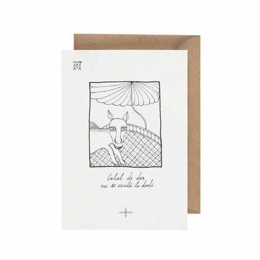 Calul de dar nu se caută la dinți, Colecția Proverbe Românești Ilustrate