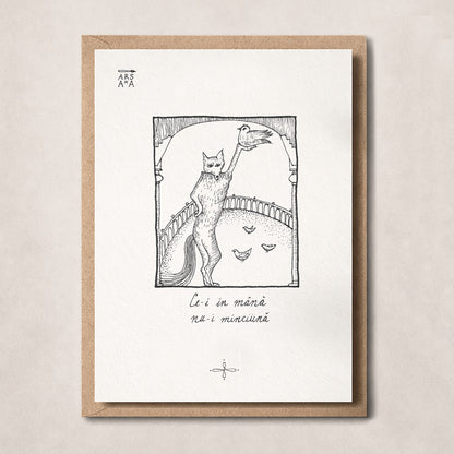 Ce-i în mână nu-i minciună, Colecția Proverbe Românești Ilustrate