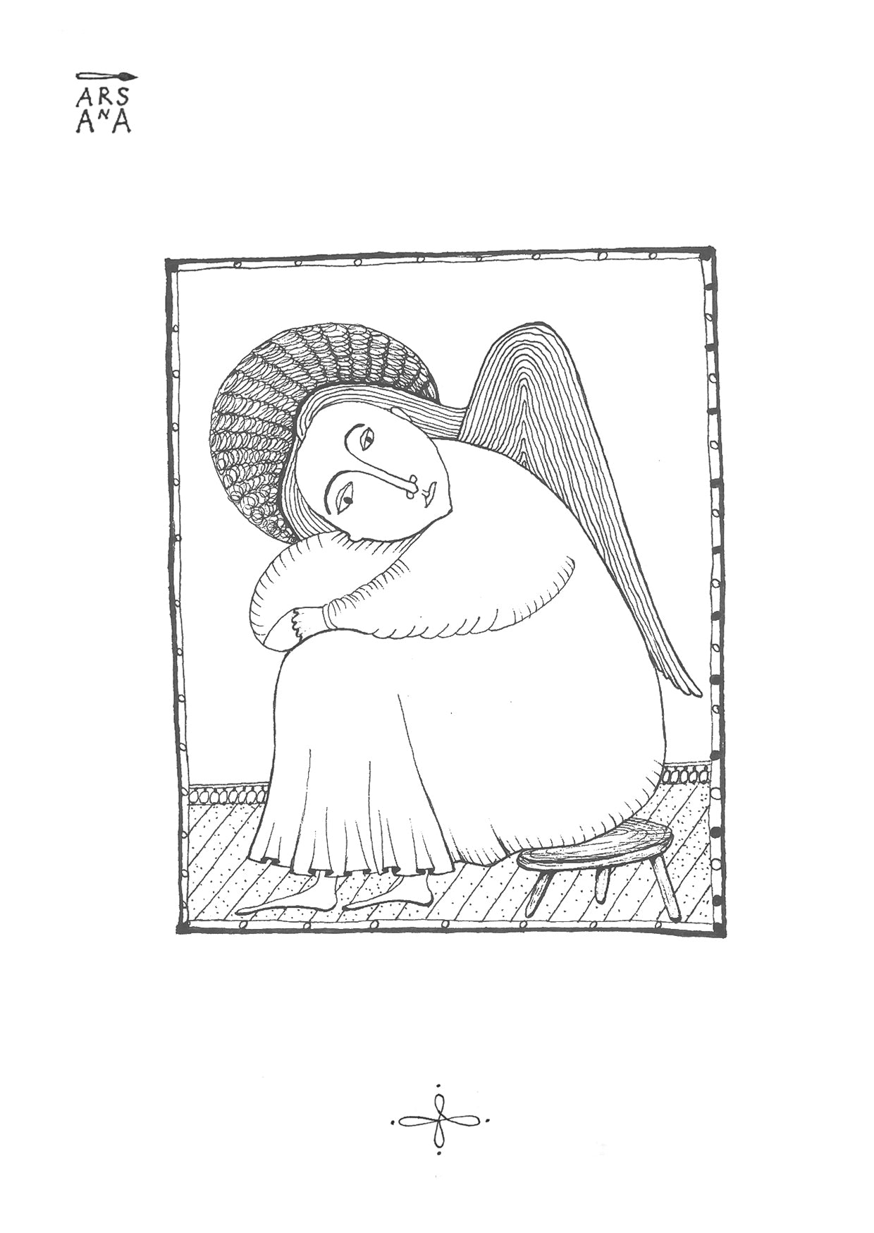 Înger, Colecția Proverbe Românești Ilustrate