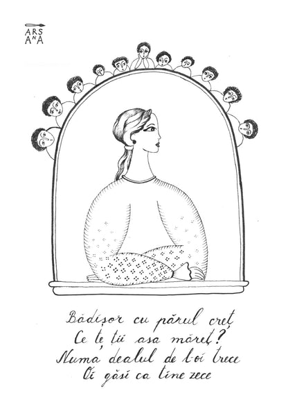 Bădișor cu părul creț Ce te ții așa măreț? Numa dealul de l-oi trece Oi găsi ca tine zece, Colecția Proverbe Românești Ilustrate