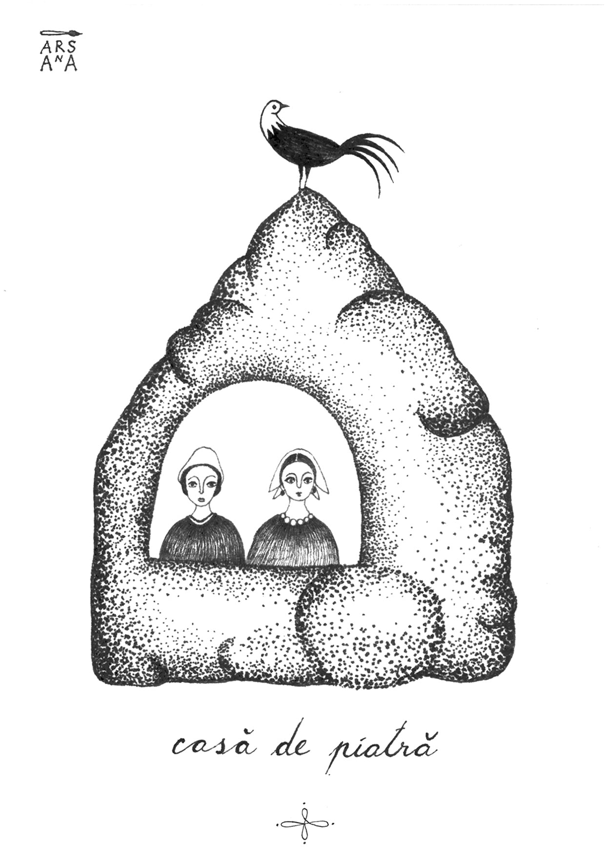 Casă de piatră, Colecția Proverbe Românești Ilustrate