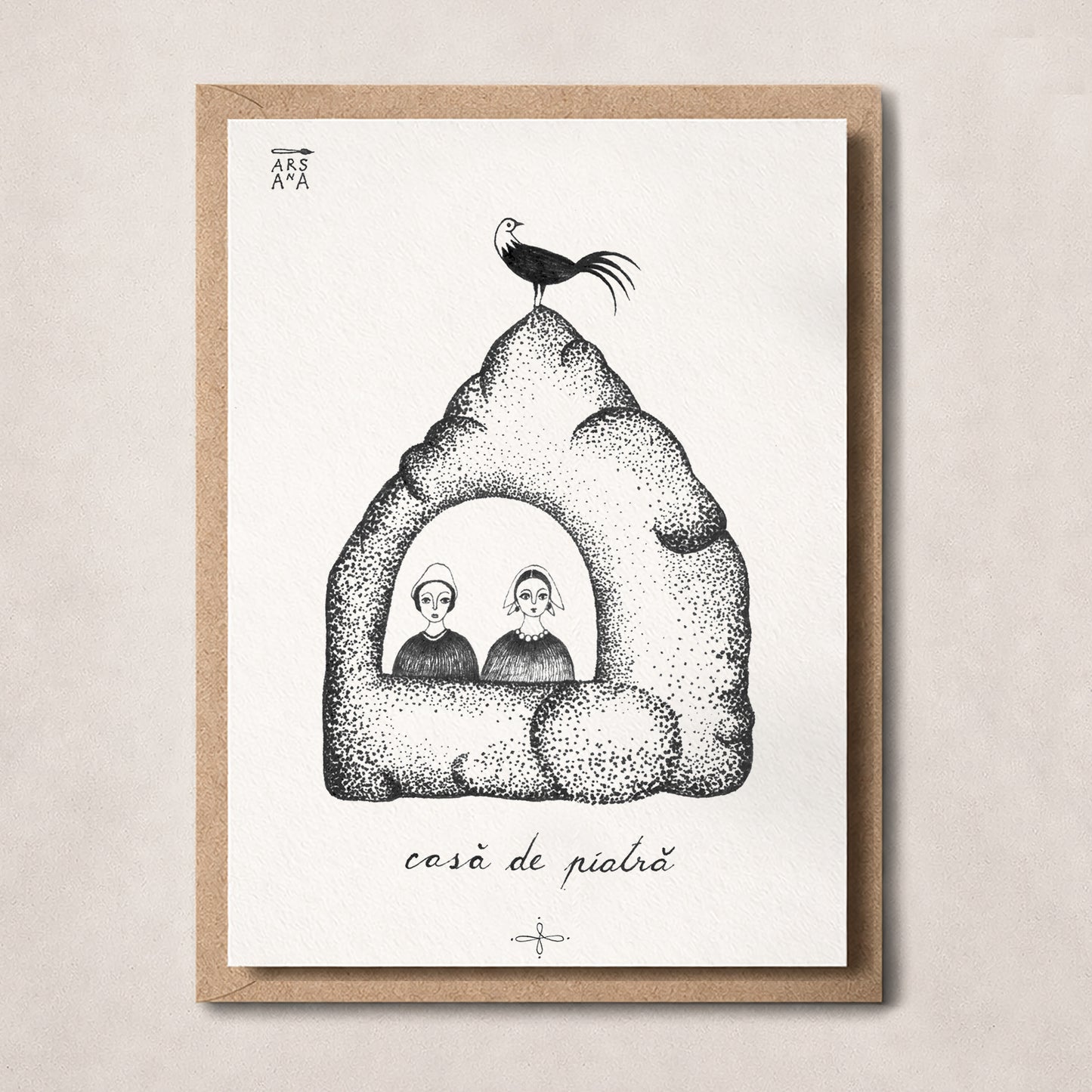 Casă de piatră, Colecția Proverbe Românești Ilustrate