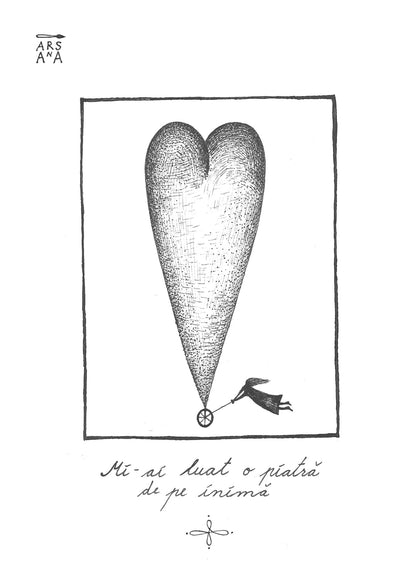 Mi-ai luat o piatră de pe inimă, Colecția Proverbe Românești Ilustrate