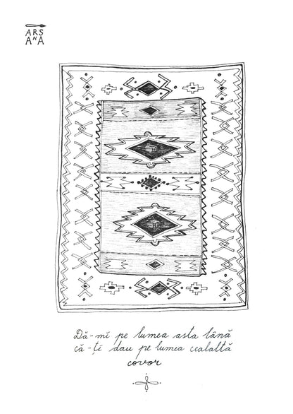 Dă-mi pe lumea asta lână, că-ți dau pe lumea cealaltă covor, Colecția Proverbe Românești Ilustrate
