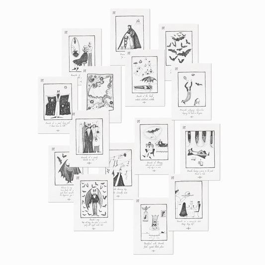 Set of 15, the whole collection, Count Dracula Series, A6, with Envelope