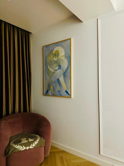 Lovers, oil painting