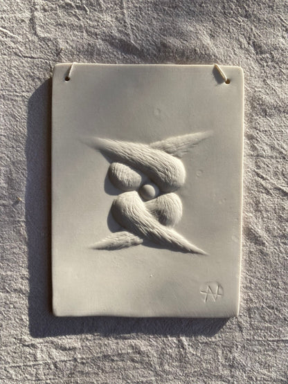Ceramic Basorelief, Seraphim Collection