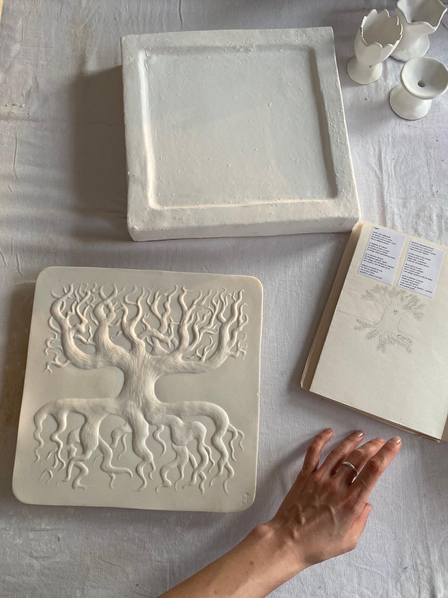 Ceramic Wall Basorelief The Tree of Life