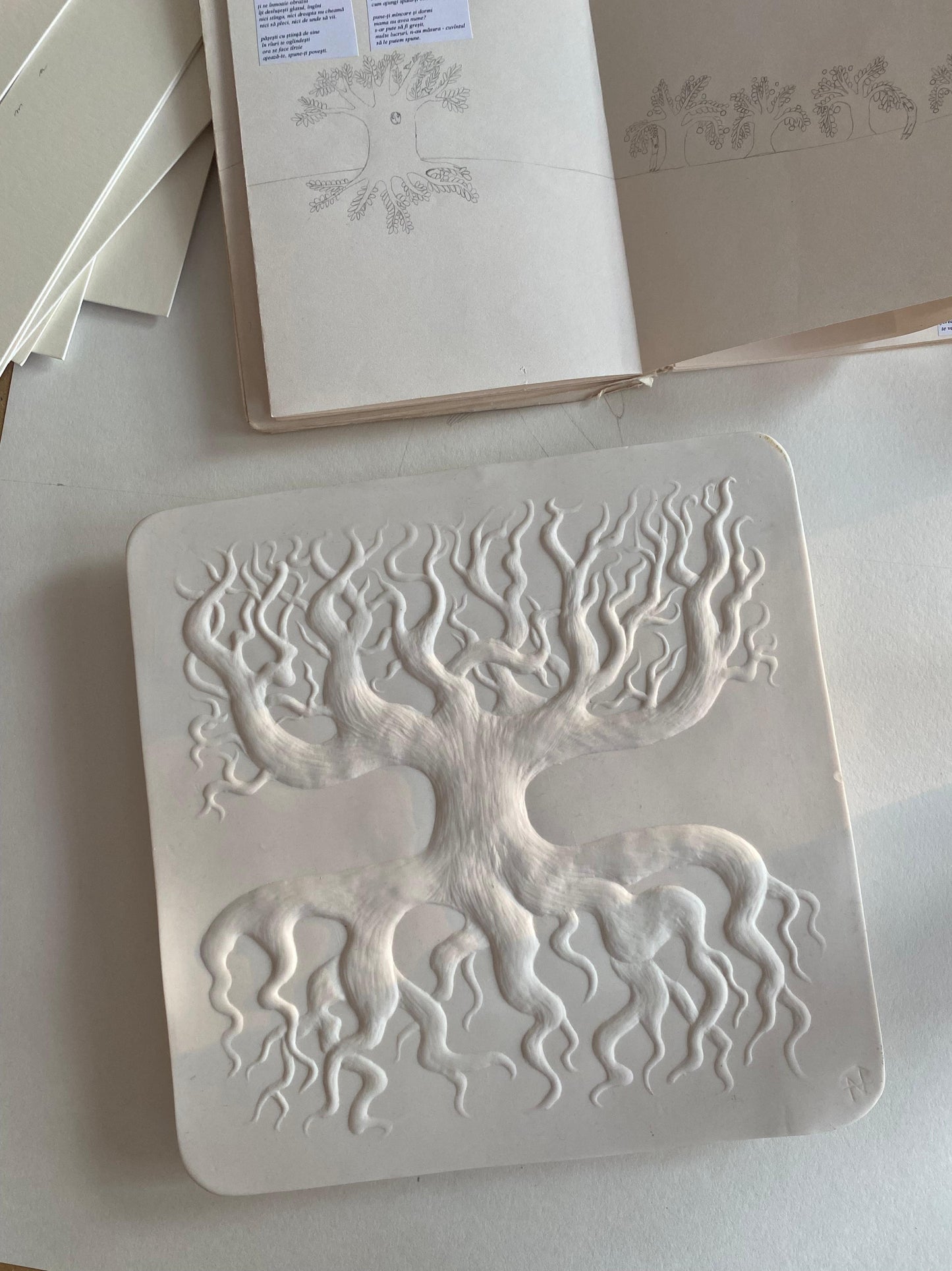 Ceramic Wall Basorelief The Tree of Life