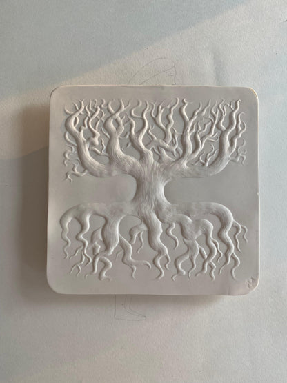 Ceramic Wall Basorelief The Tree of Life