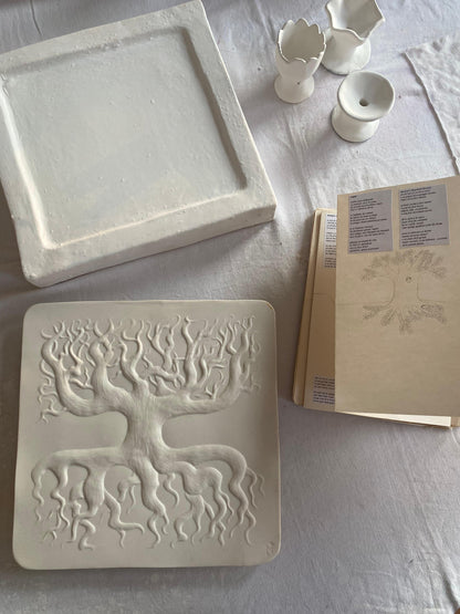 Ceramic Wall Basorelief The Tree of Life