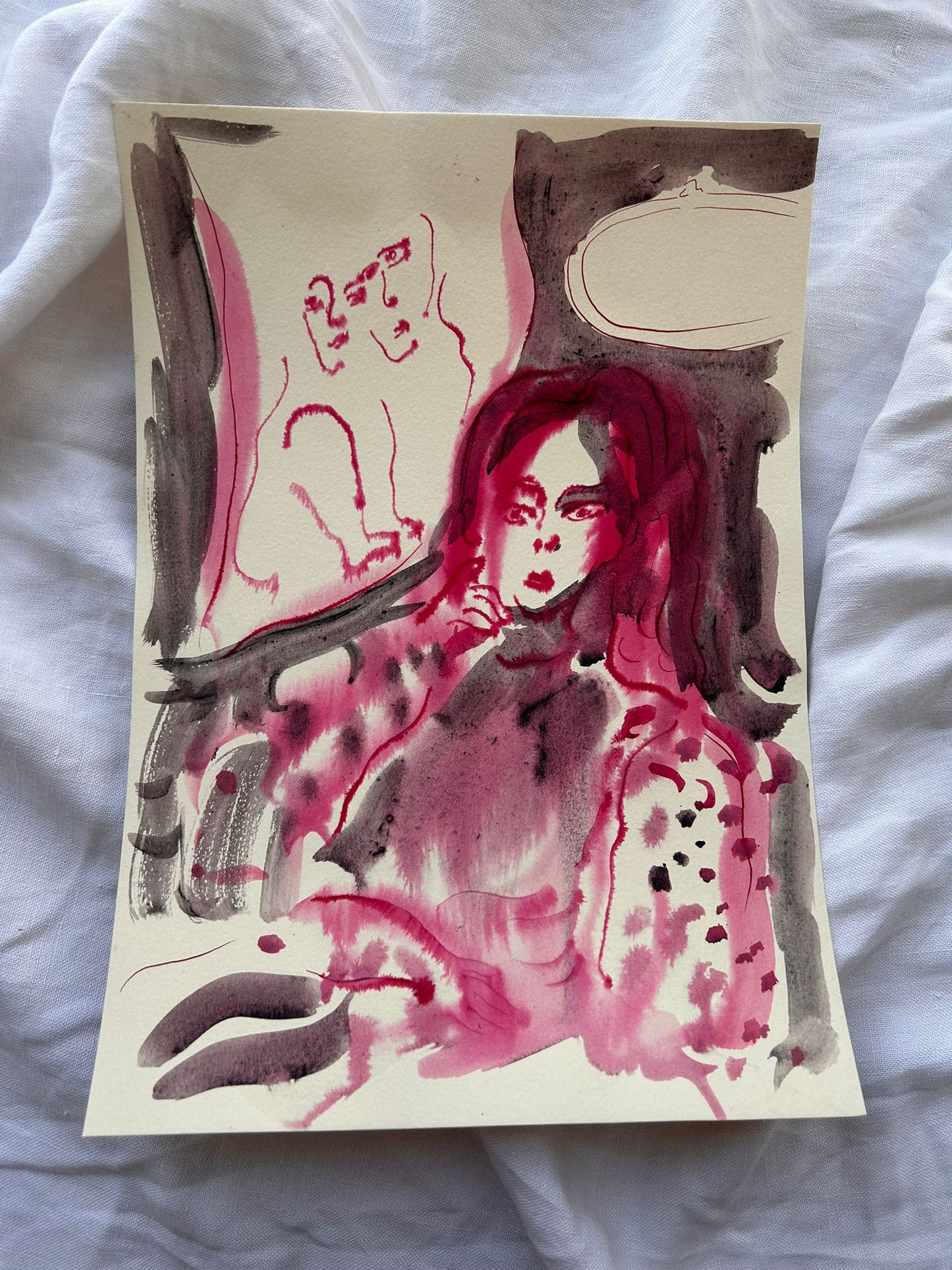Figure in Pink