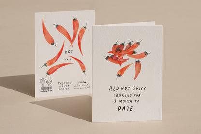 Red Hot and Looking for a Date, A6, with Envelope