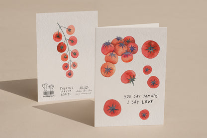 You Say Tomato I Say Love, A6, with Envelope