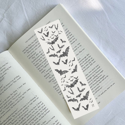 Dracula at Cemetery Bookmark, Illustrated Literary Gift for Book Lovers