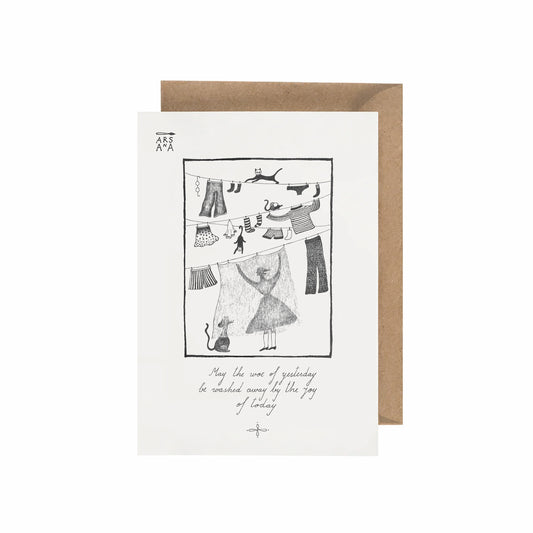 Healing & Thinking of You Postcard, The joy of today, A6, with Envelope