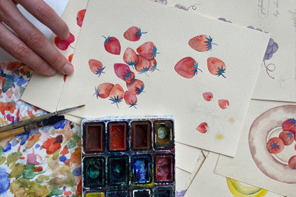 Berry Best Wishes, A6, with Envelope