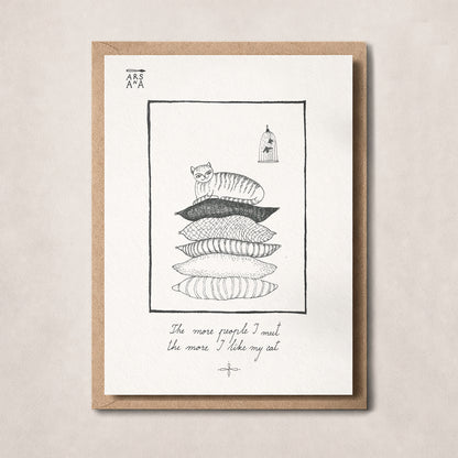 English Sayings Collection, Set of 24 Illustrated A6 Cards with Envelopes