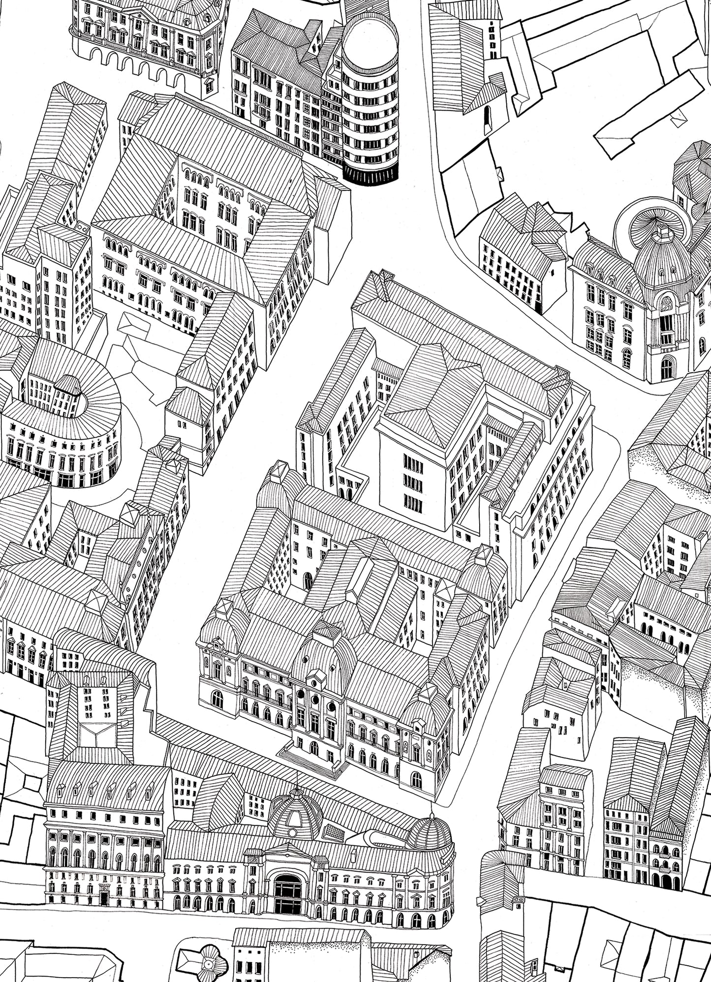 Personalised illustration and objects for Emblematic buildings and Shops