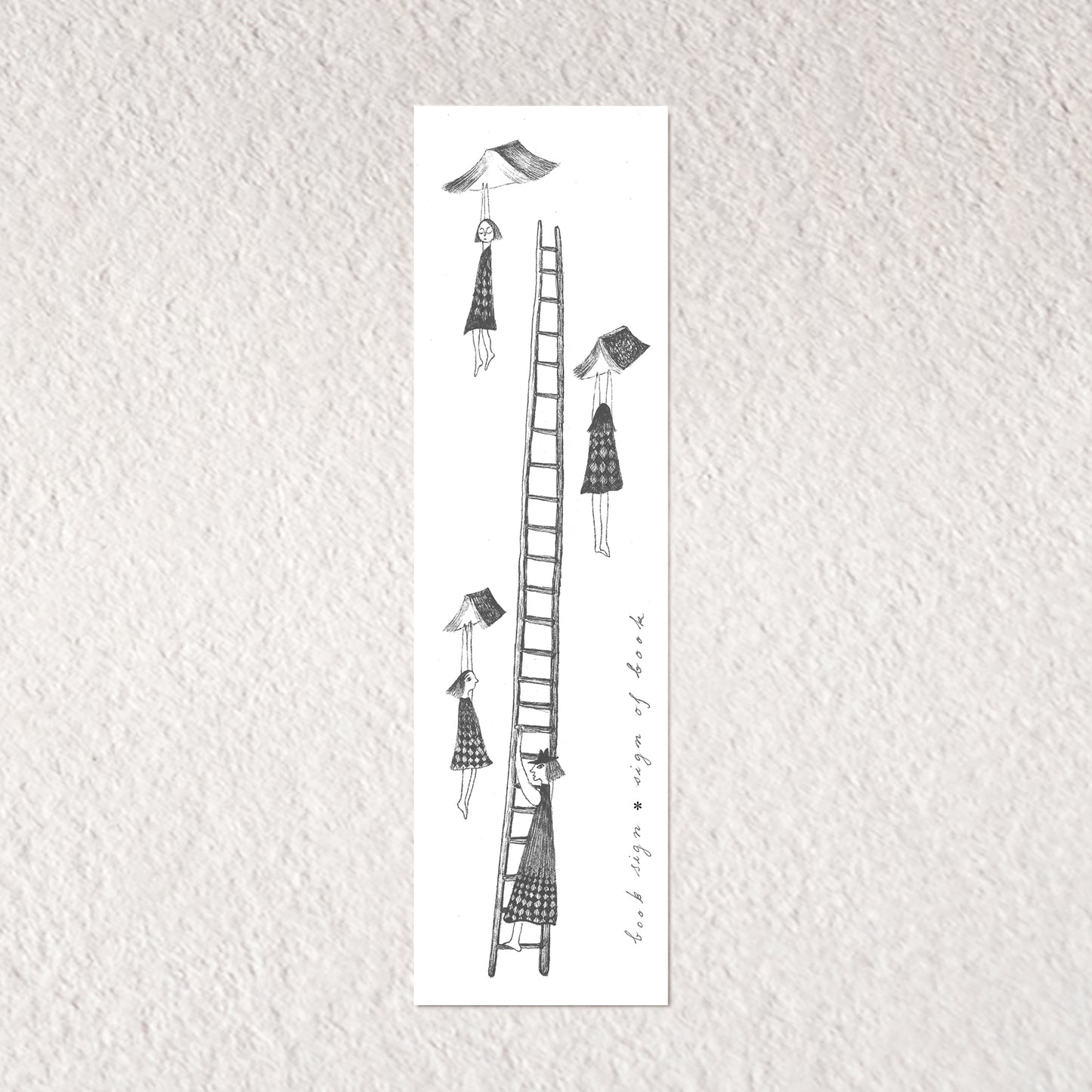 Librarian Bookmark, Illustrated Literary Gift for Book Lovers