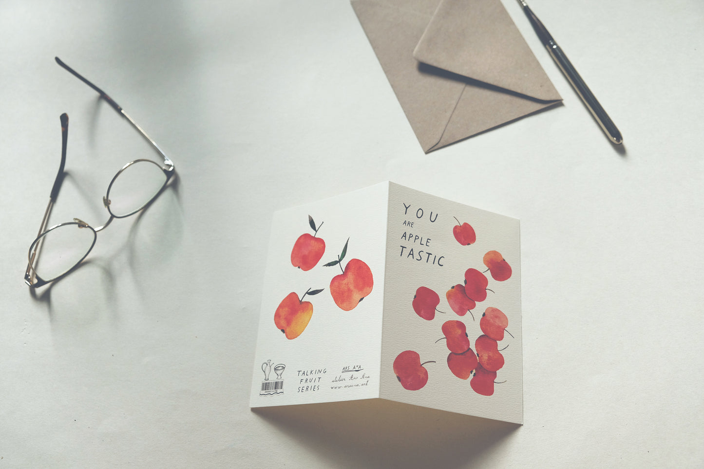 You Are Apple-tastic, A6, with Envelope