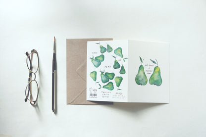 We Make a Perfect Pear, A6, with Envelope
