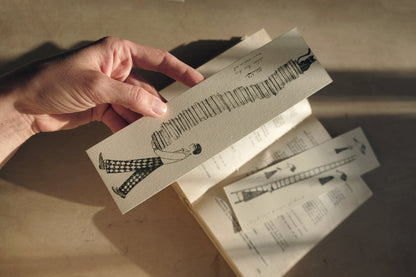 Librarian Bookmark, Illustrated Literary Gift for Book Lovers